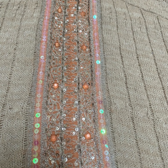 Free People Beige Sleeveless Dress with Sequin Accent - Picture 3 of 5